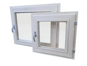 Форточка 45х45 стеклопакет липа