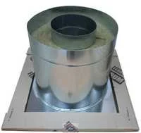 Потолочно-проходной узел нержавеющая сталь утепление d 115