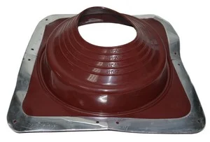 Уплотнитель кровельный прямой № 8 d 178-330 красный /силикон