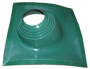 Уплотнитель кровельный угловой № 2 d 200-280 зеленый Силикон