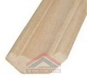 Плинтус липа сорт А гладкий цельный 55 мм