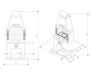 Печь барбекю Династия №1