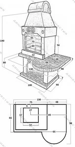 Печь барбекю Династия №2