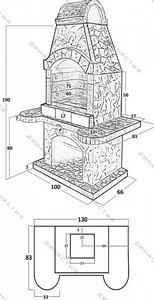 Печь барбекю Династия №3