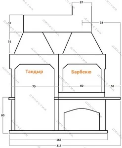 Печь барбекю Династия №23