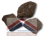 Камни для сауны "Габро Диабаз"  20 кг средняя фракция коробка колотый