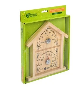 Термометр с гигрометром "ДОМИК" Банные Штучки