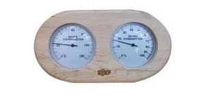 Термогигрометр ОЧКИ овал 2 в 1 ТН-20R Канадский кедр