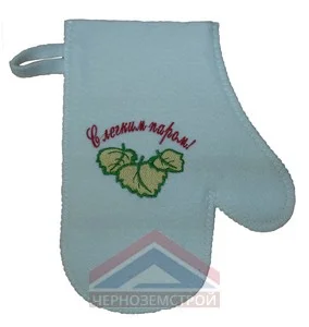 Рукавица для сауны "С легким паром"