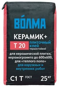 Клей для плитки "Волма-Керамик плюс" 25 кг