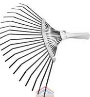 Грабли веерные 20-зубые, плоский зуб, б/черенка